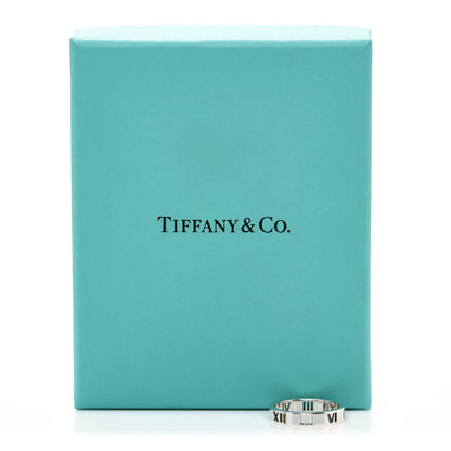 Tiffany Sterling Silver Narrow Atlas Pierced Ring 51 5.75 5 of 5