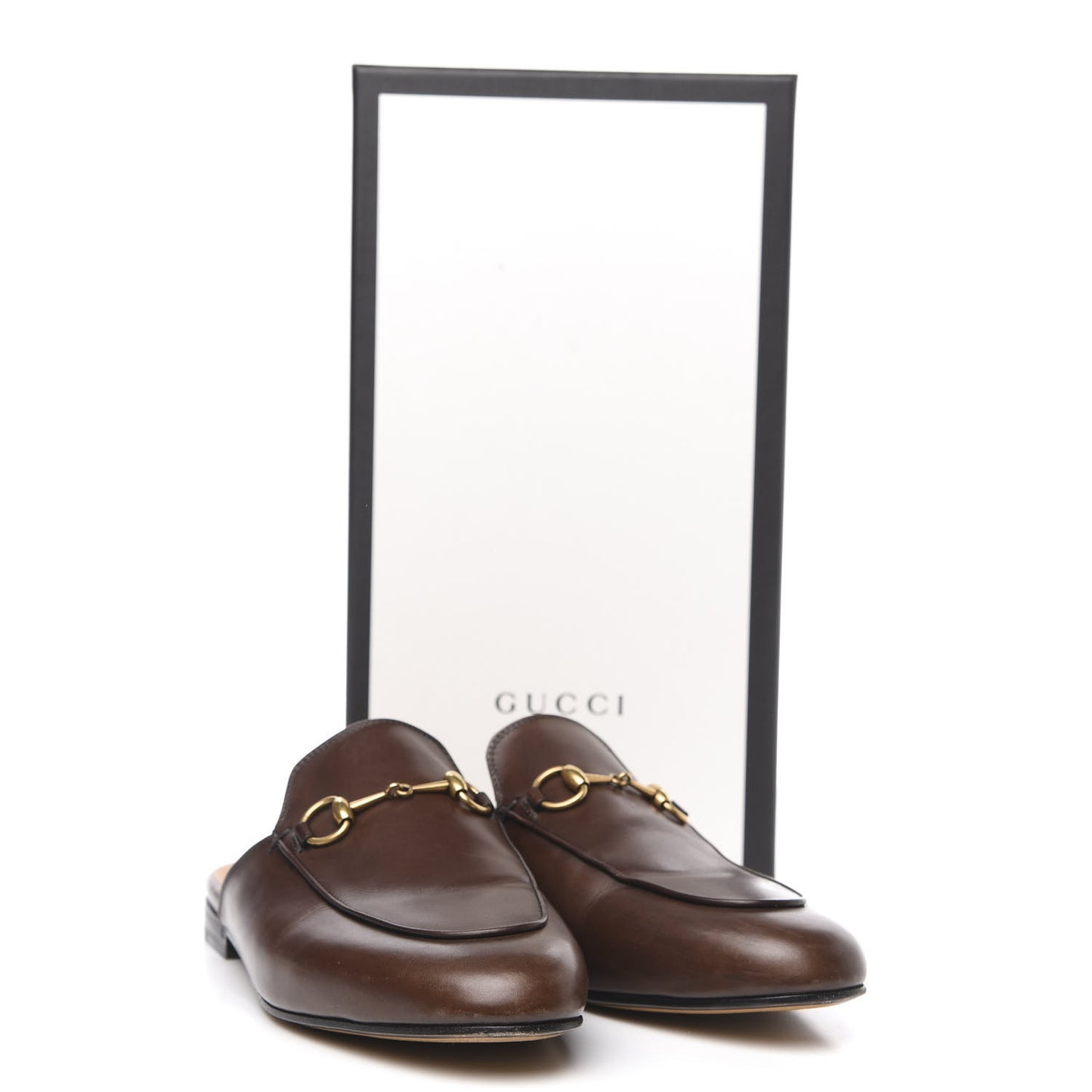 Calfskin Womens Princetown Slippers 39 Fondente Brown