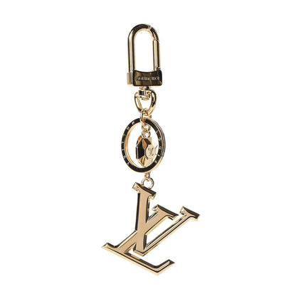 Louis Vuitton LV Facettes Bag Charm Key Holder Gold 1 of 4
