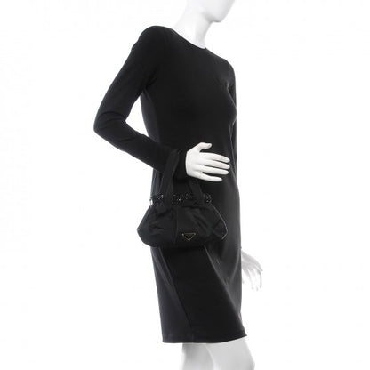 Prada Tessuto Nylon Bead Evening Bag Black 2 of 8