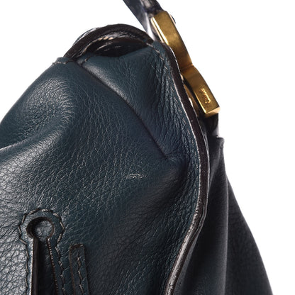 Chloe Calfskin Large Marcie Hobo Teal 10 of 11