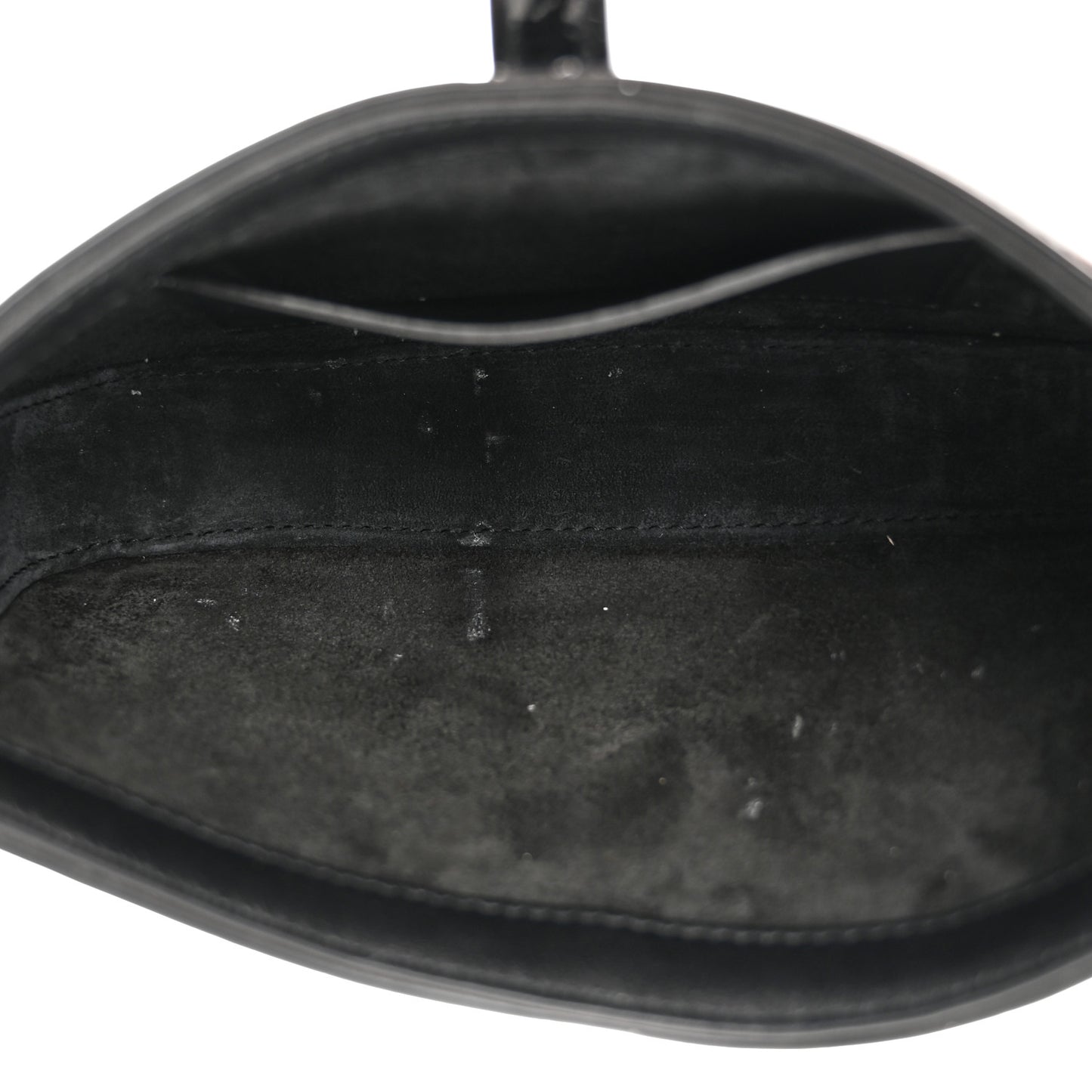 Patent Calfskin Le 5 A 7 Mini Hobo Black