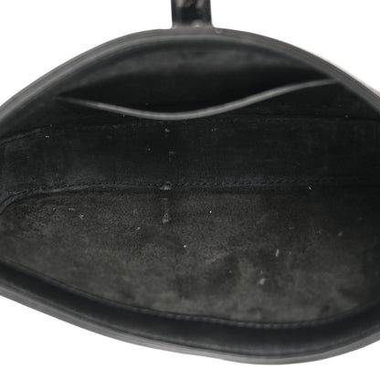 Saint Laurent Patent Calfskin Le 5 A 7 Mini Hobo Black 5 of 10
