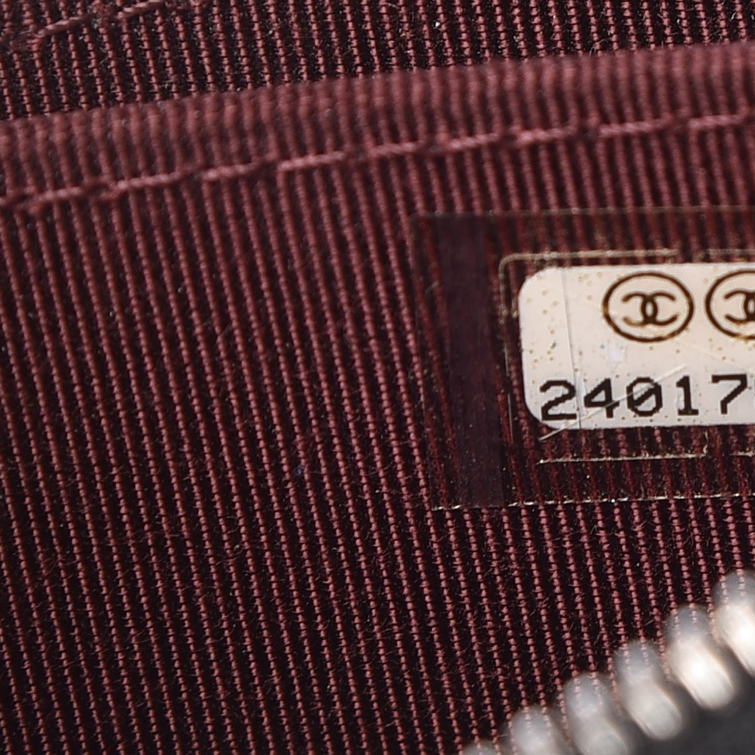 Chanel Caviar Quilted Zip Coin Purse Black 7 of 7