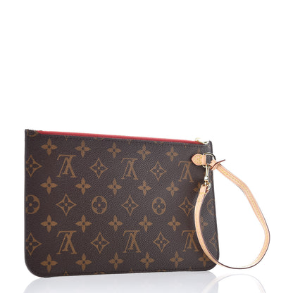 Louis Vuitton Monogram Neverfull MM GM Pochette Cherry 3 of 8