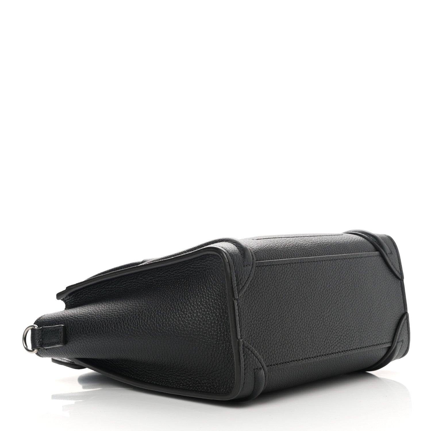Celine Drummed Calfskin Nano Luggage Black 4 of 12