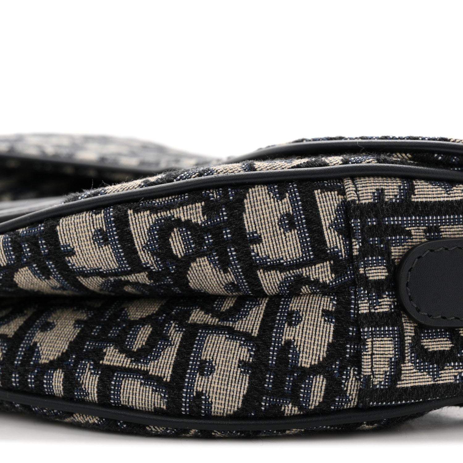 Christian Dior Oblique Saddle Bag Blue 10 of 11