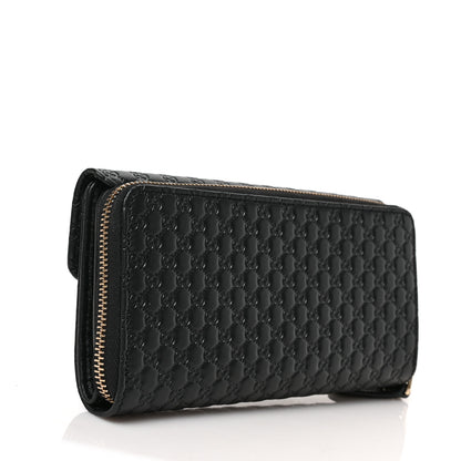 Gucci Soft Microguccissima Continental Zip Wallet Black 3 of 7