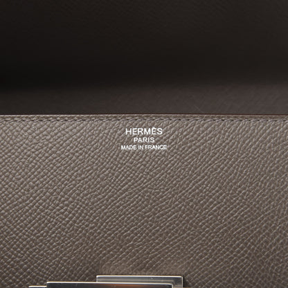 Hermes Epsom Cinhetic Boxy Top Handle Bag Etoupe 6 of 11