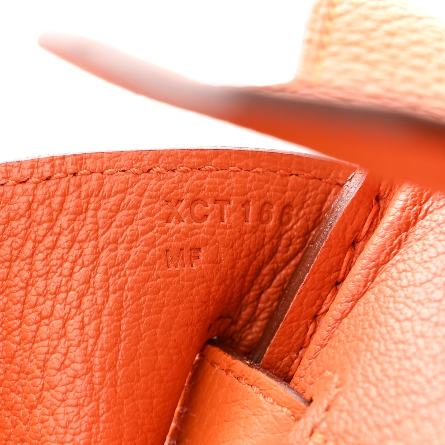 Taurillon Clemence Birkin 30 Orange