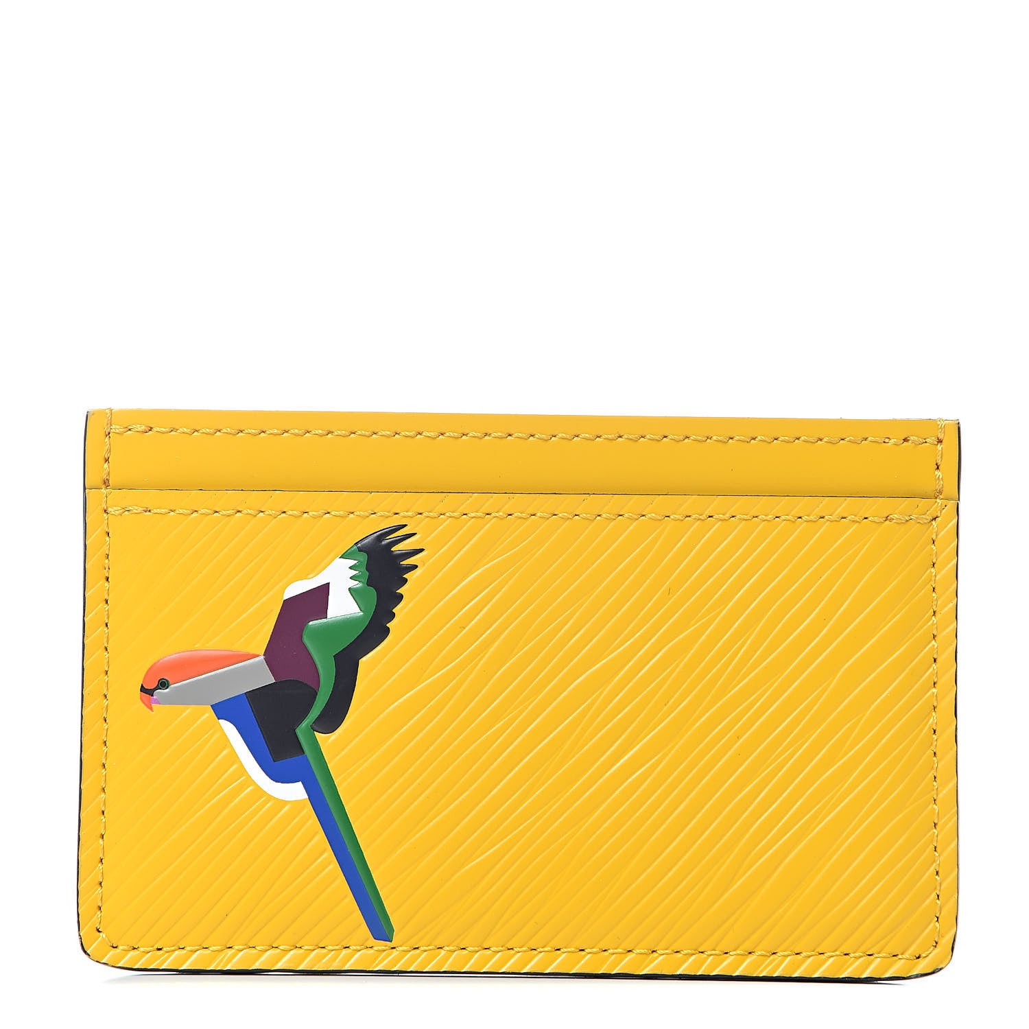 Louis Vuitton Epi Early Bird Card Holder Jonquille 1 of 6