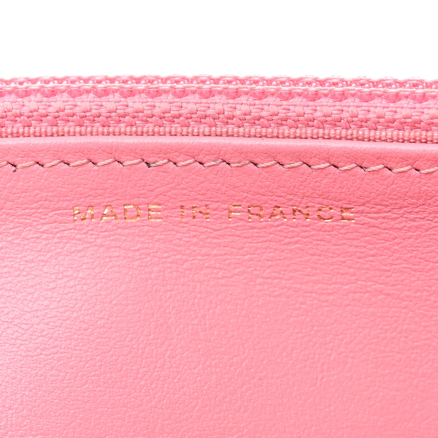 Caviar Quilted Boy Wallet On Chain WOC Light Pink