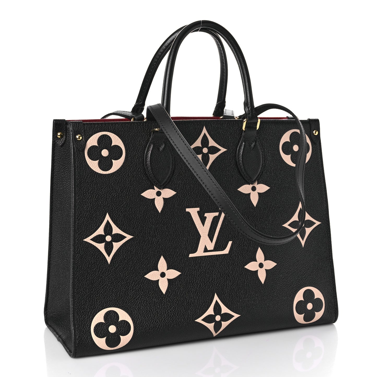 Empreinte Monogram Giant Onthego MM Black Beige