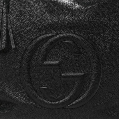 Gucci Pebbled Calfskin Large Soho Hobo Black 8 of 12