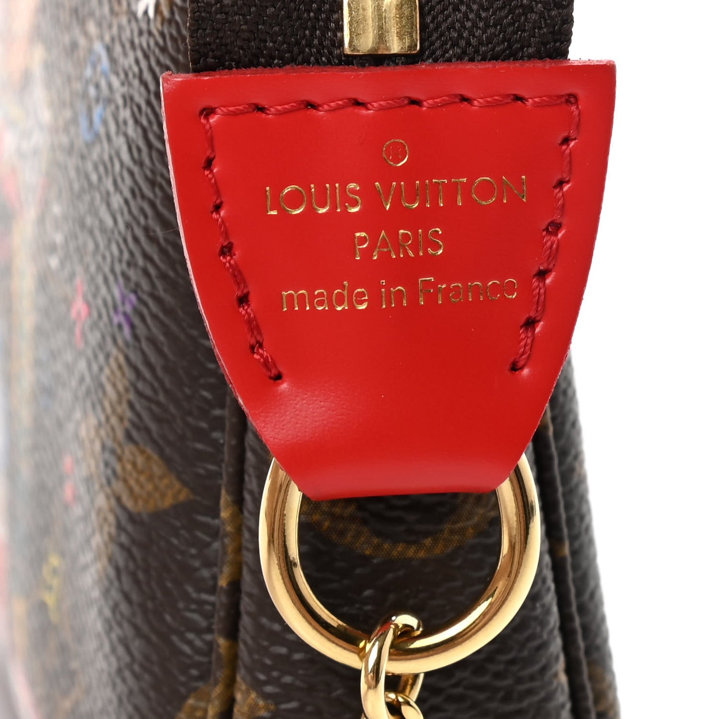 Monogram 2020 Christmas Animation Bumper Cars Mini Pochette Accessories Coquelicot