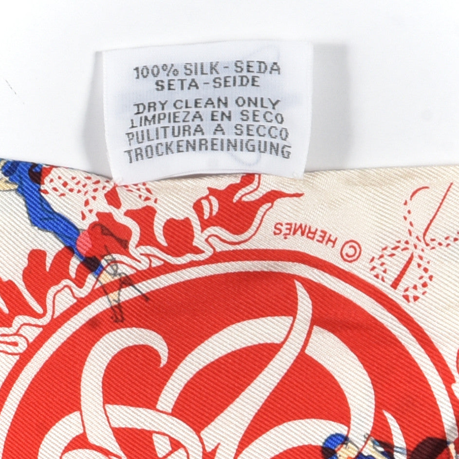Hermes Silk Ex-Libris Les Parisiennes Twilly 3 of 4