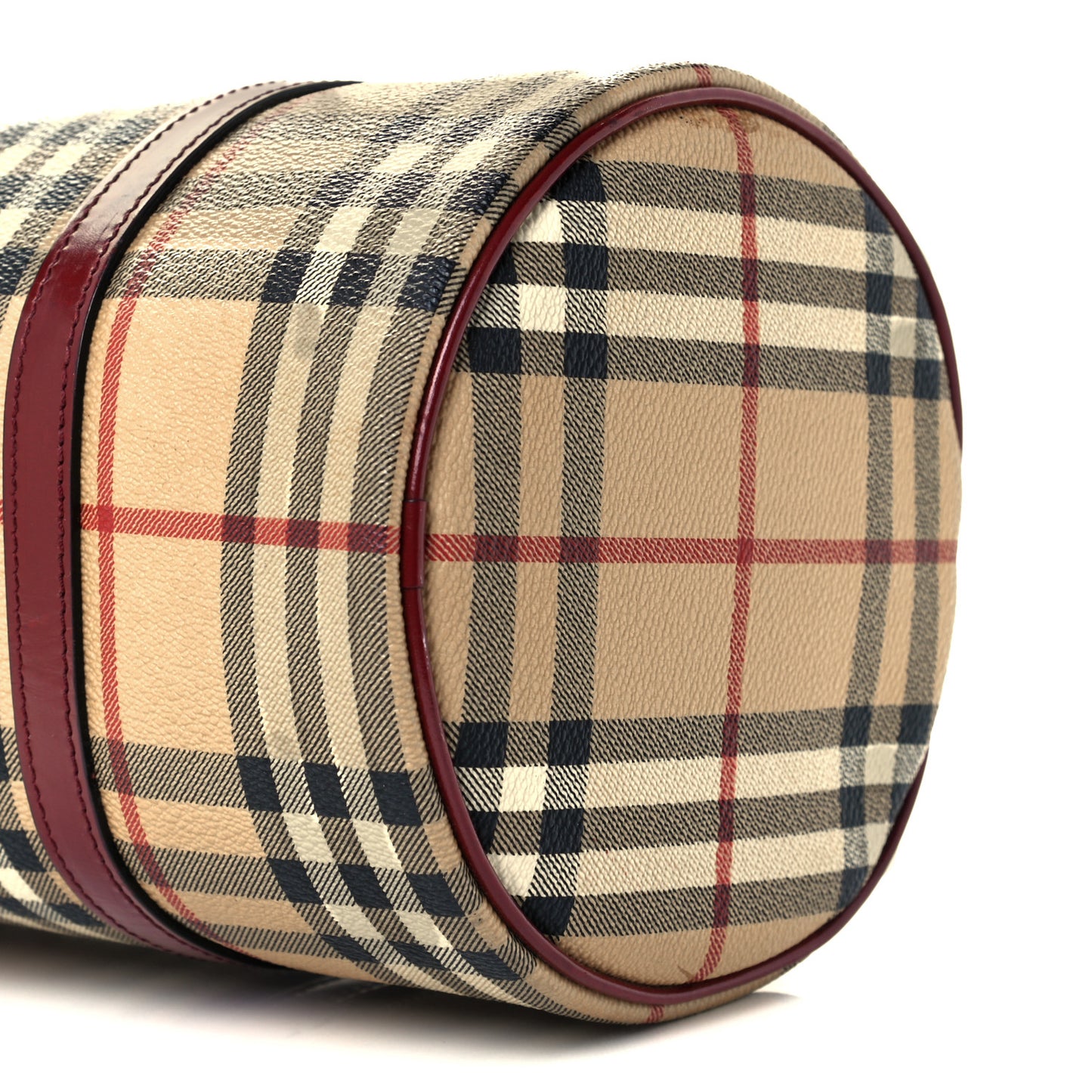 Haymarket Check Barrel Bag Brown