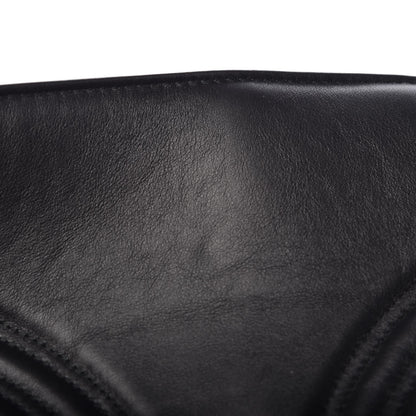 Gucci Calfskin Matelasse Medium GG Marmont Shoulder Bag Black 9 of 10
