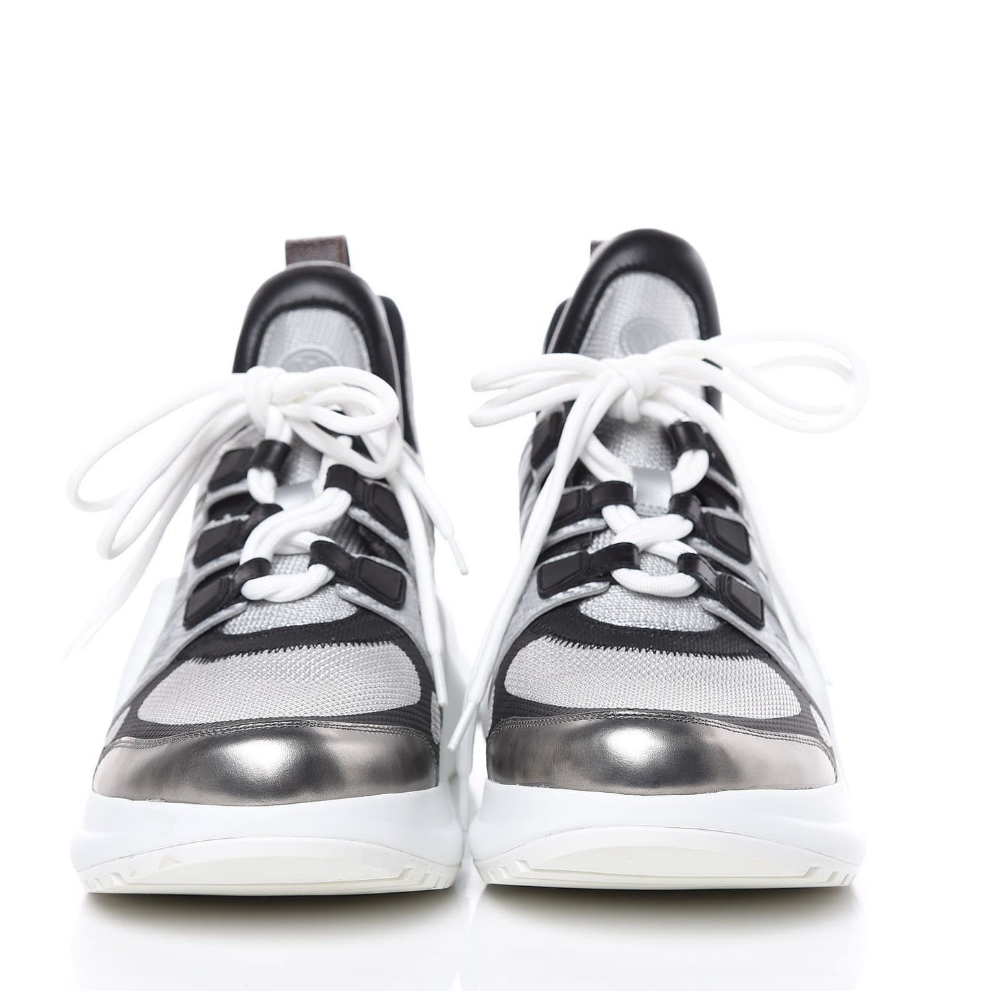 Calfskin Technical Nylon LV Archlight Sneaker 42 White