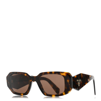 Prada Acetate Symbole Sunglasses SPR 17W Havana 1 of 8