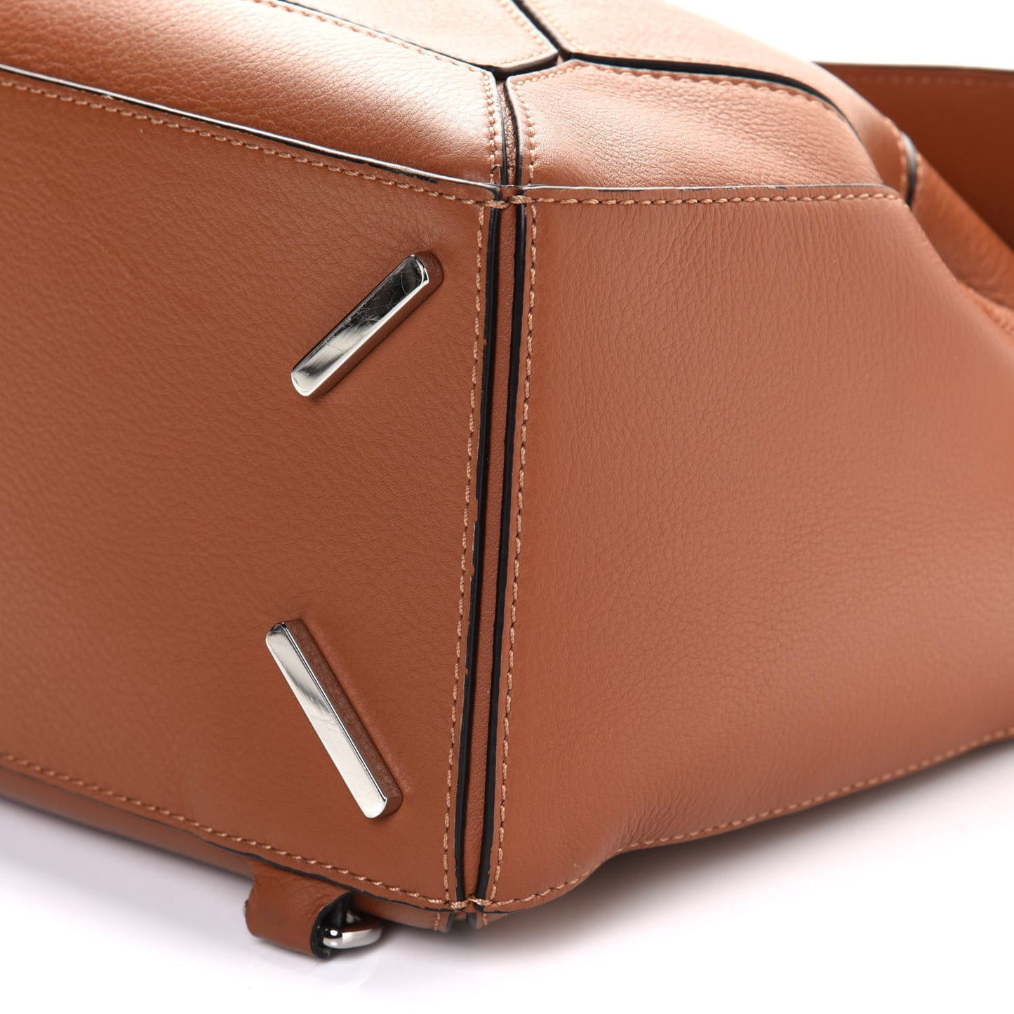 Calfskin Medium Puzzle Bag Tan