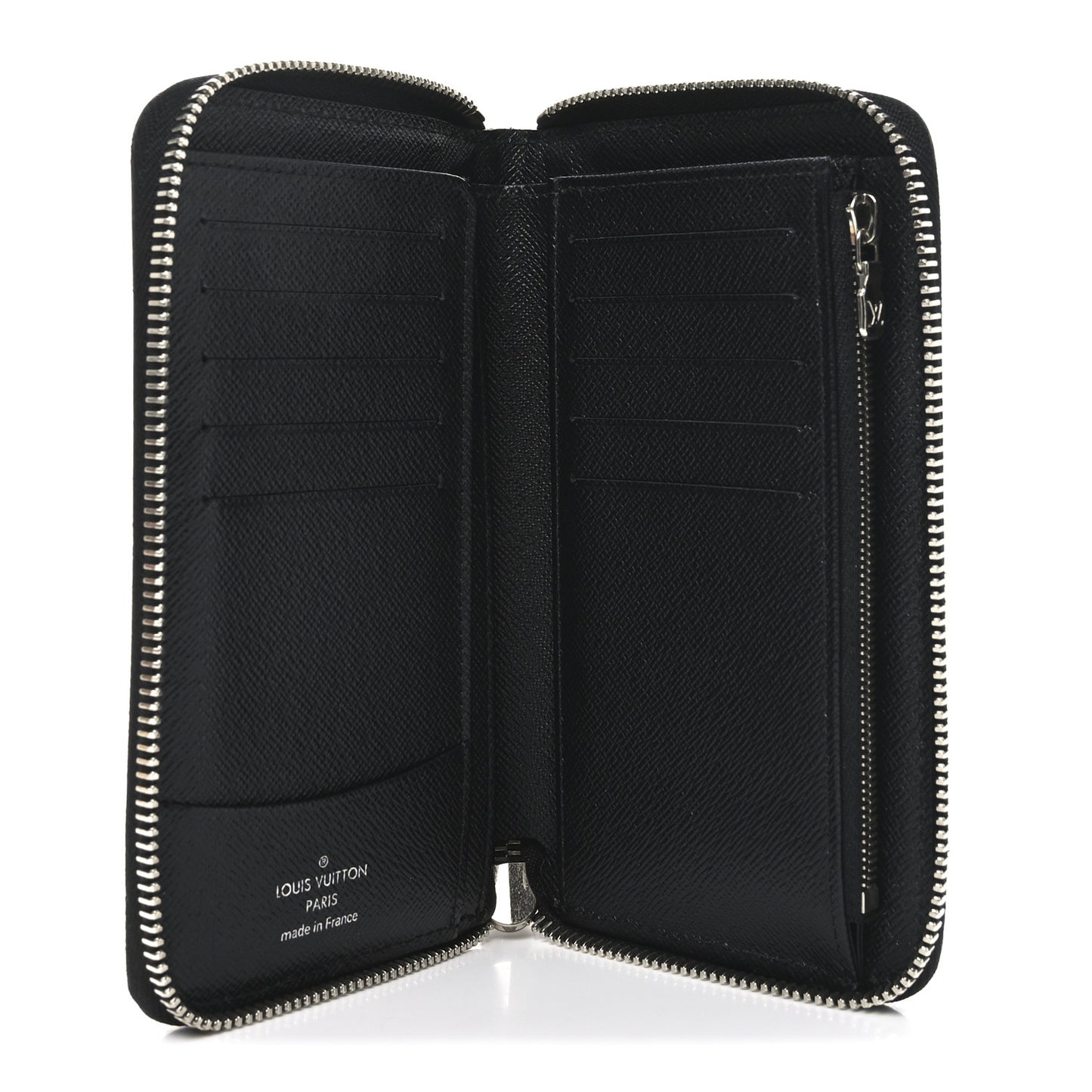 Epi Zippy Compact Wallet Black