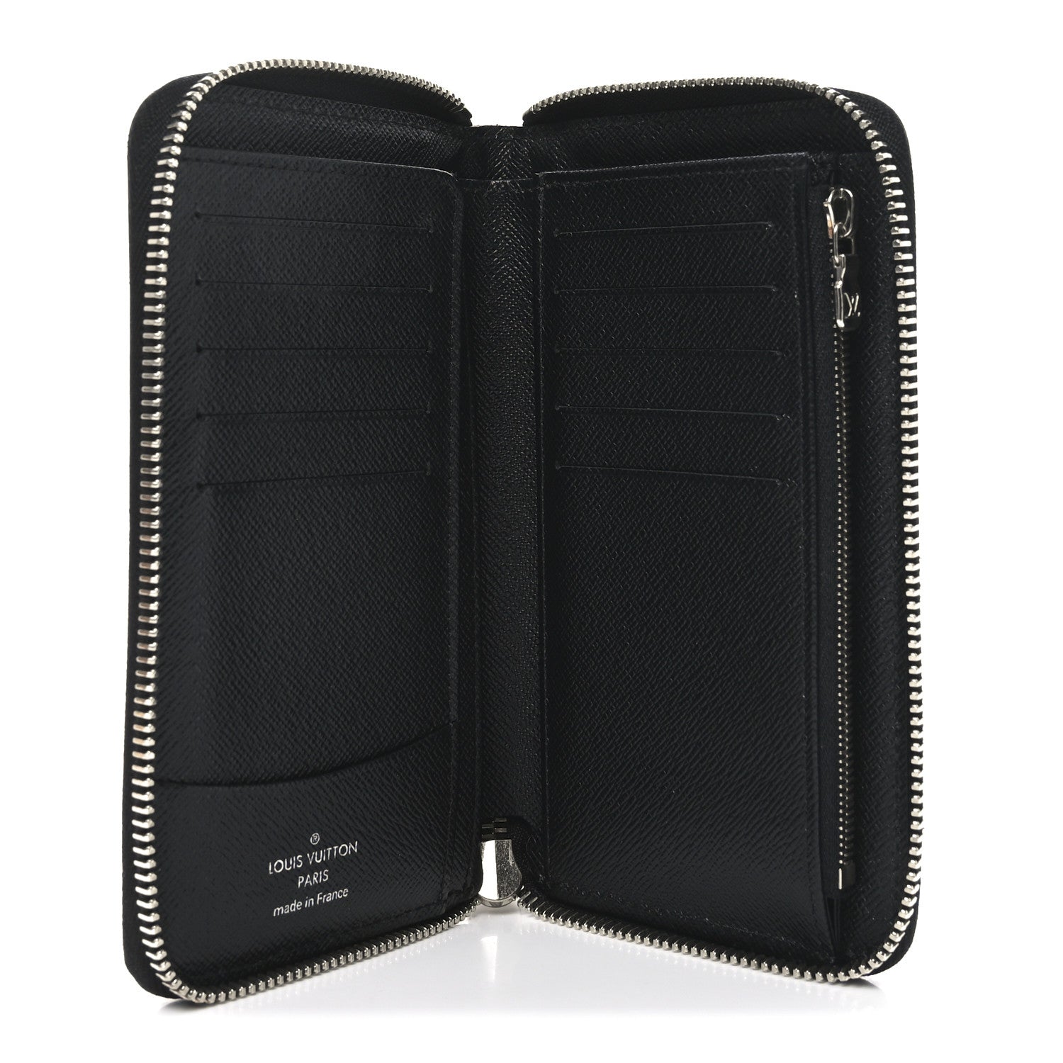 Louis Vuitton Epi Zippy Compact Wallet Black 5 of 6