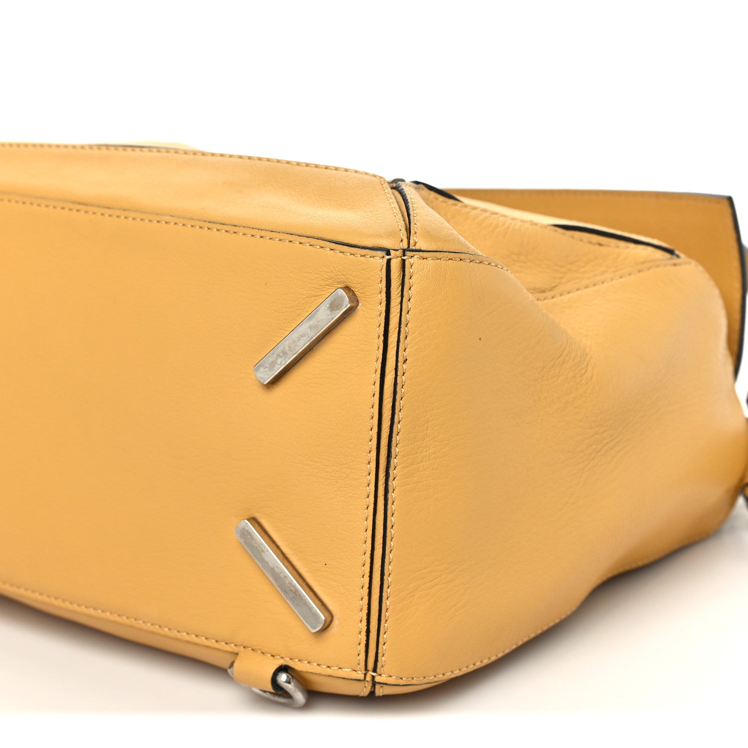 Loewe Calfskin Medium Puzzle Bag Yellow 8 of 10