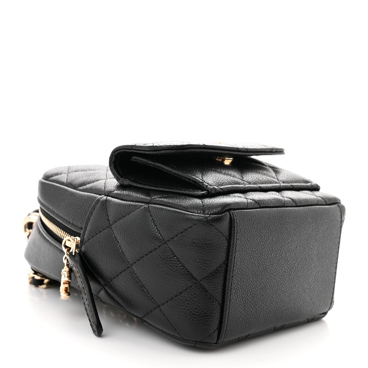 Chanel Caviar Quilted CC Mini Classic Backpack Black 4 of 11
