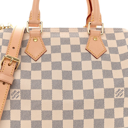 Louis Vuitton Damier Azur Speedy Bandouliere 25 7 of 9