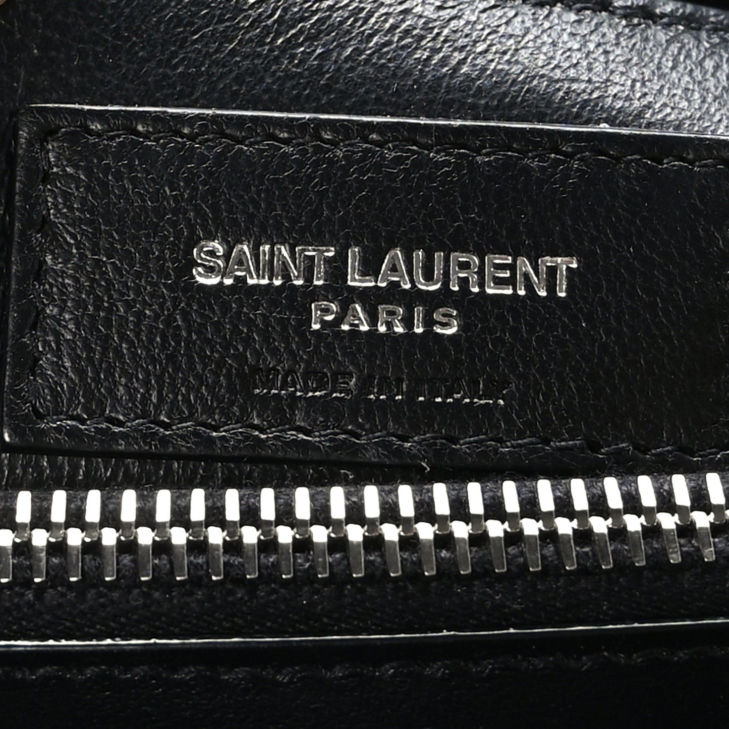 Calfskin Y Quilted Monogram Small Loulou Chain Satchel Black