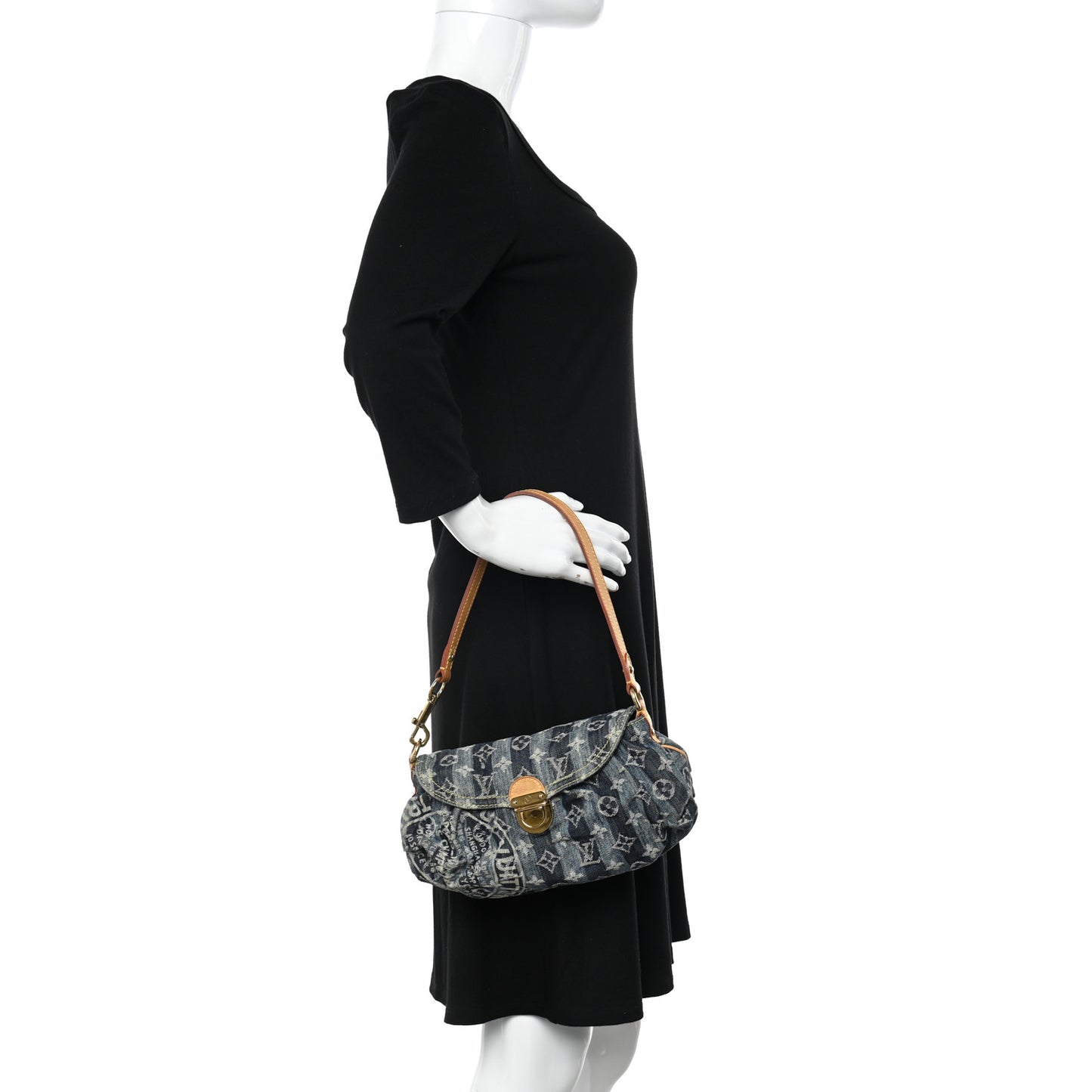 Denim Raye Mini Pleaty