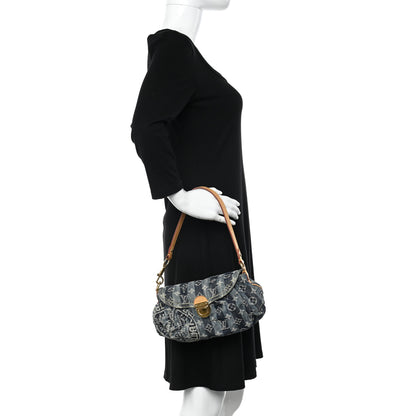 Louis Vuitton Denim Raye Mini Pleaty 2 of 9