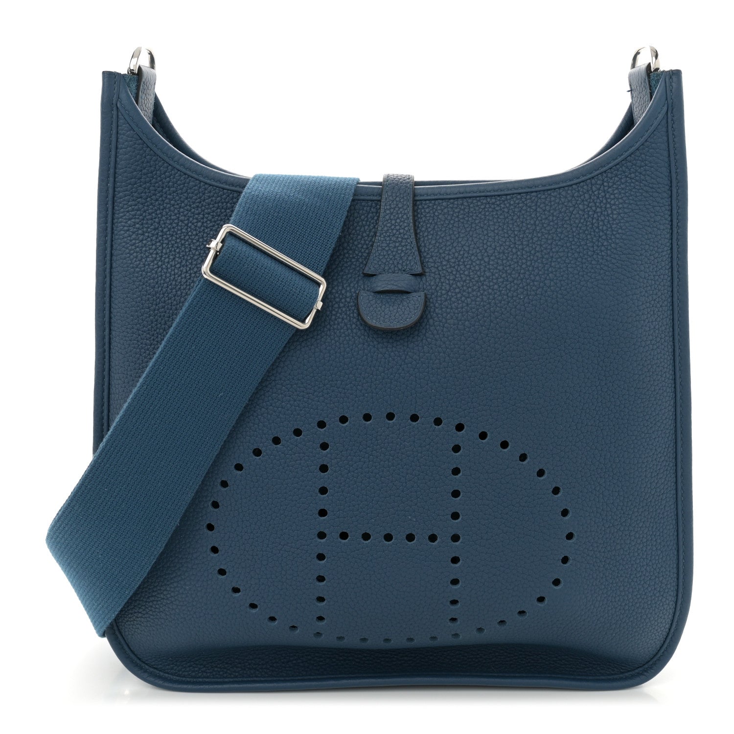 Hermes Taurillon Clemence Evelyne III PM Deep Blue 1 of 12