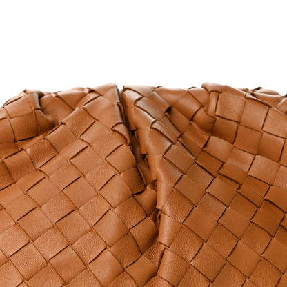 Bottega Veneta Nappa Maxi Intrecciato The Pouch Oversized Clutch Caramel 8 of 10
