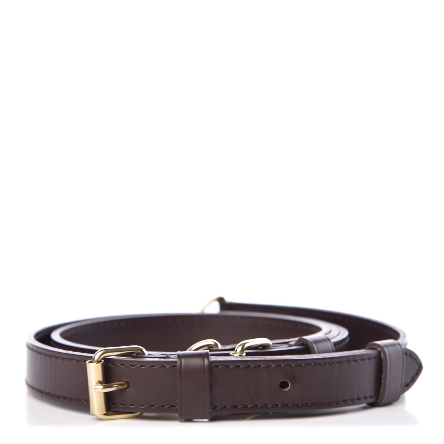 Calfskin Adjustable Speedy Bandouliere Shoulder Strap Brown