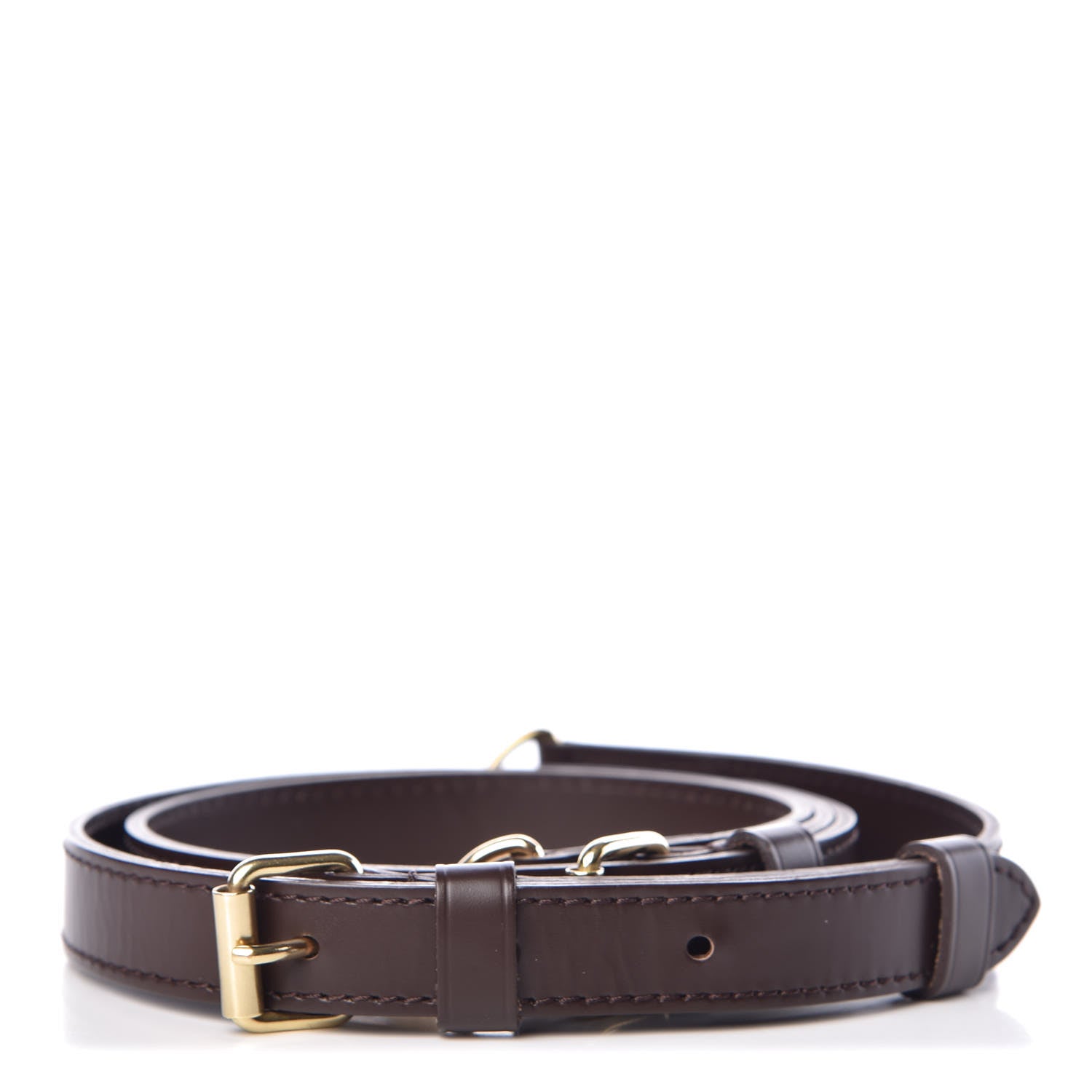 Louis Vuitton Calfskin Adjustable Speedy Bandouliere Shoulder Strap Brown 2 of 4