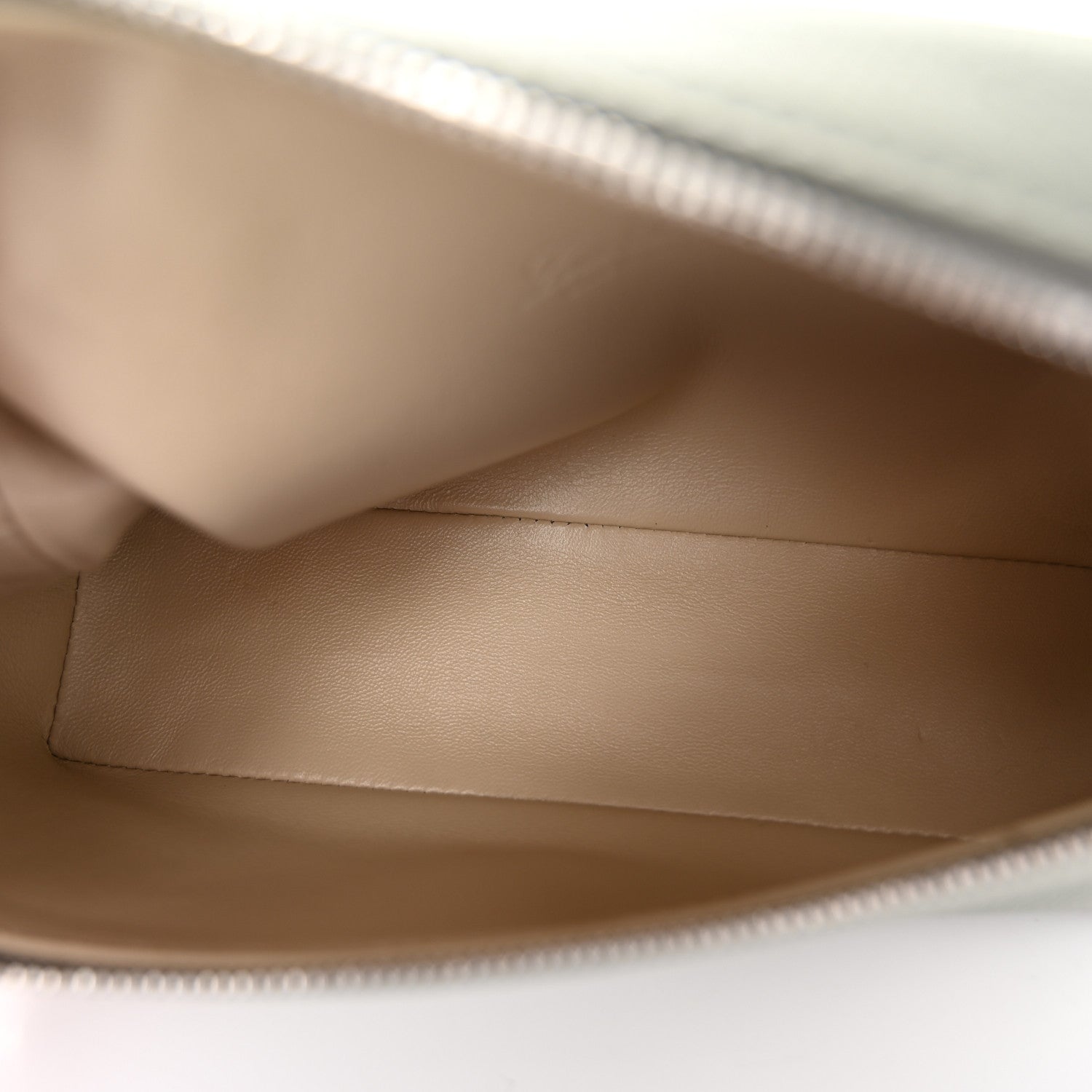 Loro Piana Grained Calfskin L19 Extra Pocket Pouch Eucalyptus 5 of 9