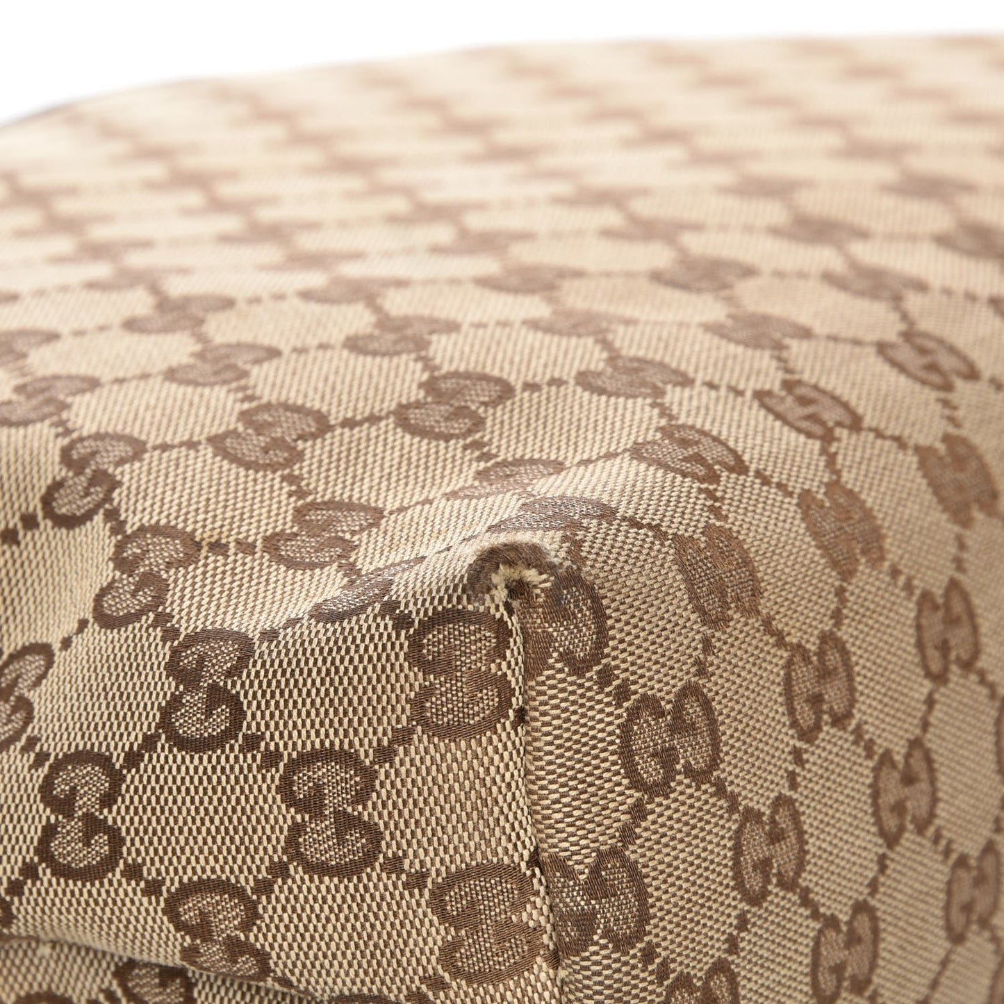 Monogram Web Medium Flat Messenger Bag Brown