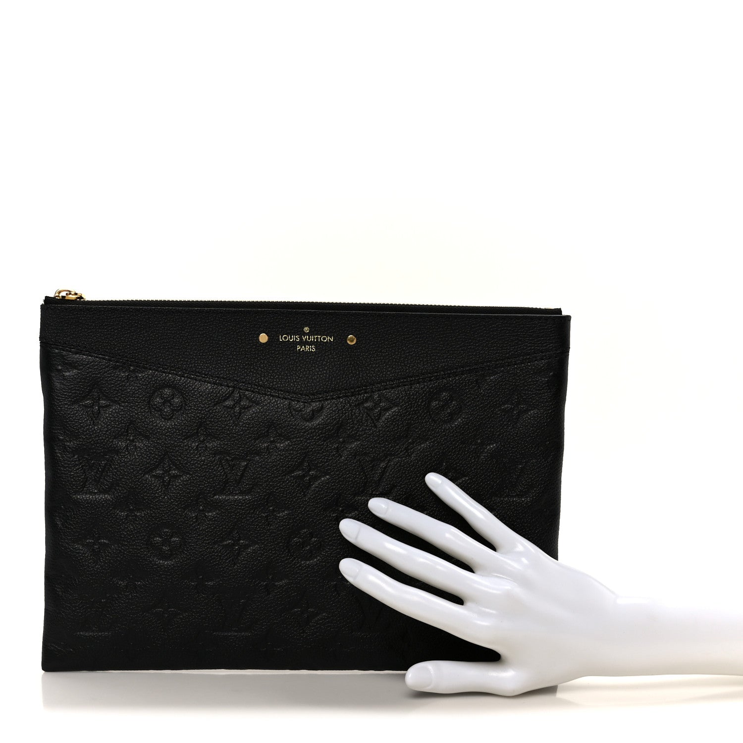 Louis Vuitton Empreinte Daily Pouch Black 2 of 8