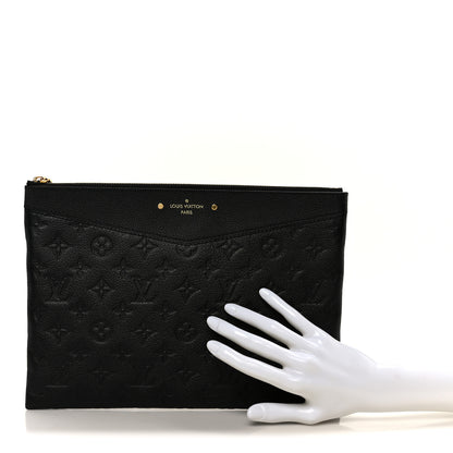 Louis Vuitton Empreinte Daily Pouch Black 2 of 8