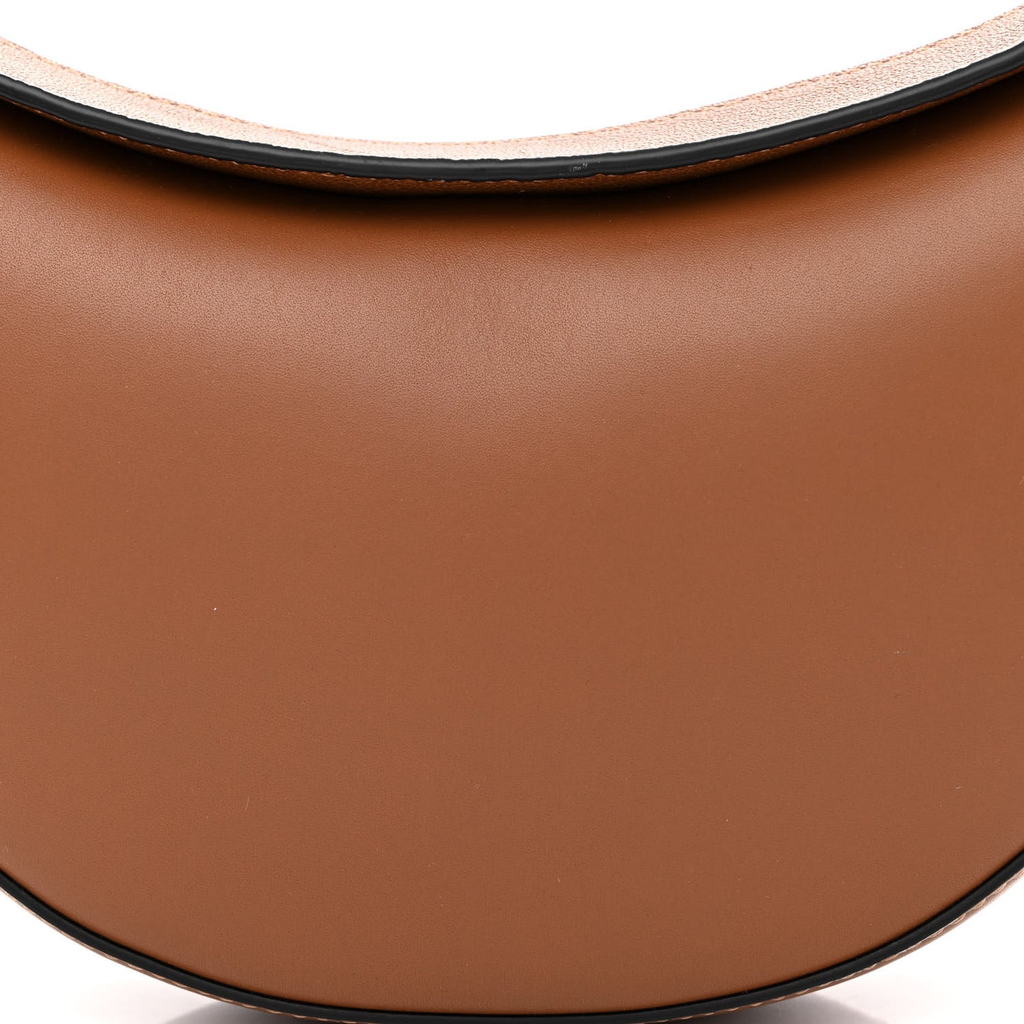 Satin Calfskin Jacquard Luna Bag Pecan