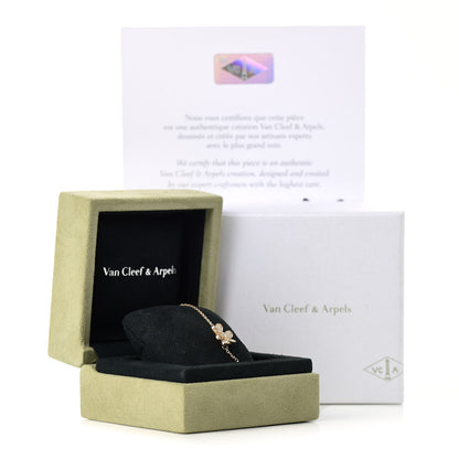 Van Cleef & Arpels 18K Yellow Gold Diamond Mini Frivole Pave Bracelet 7 of 7