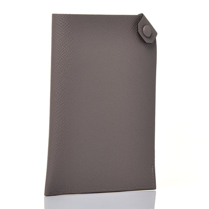 Hermes Epsom Tarmac PM Passport Holder Gris Tarmac 3 of 7