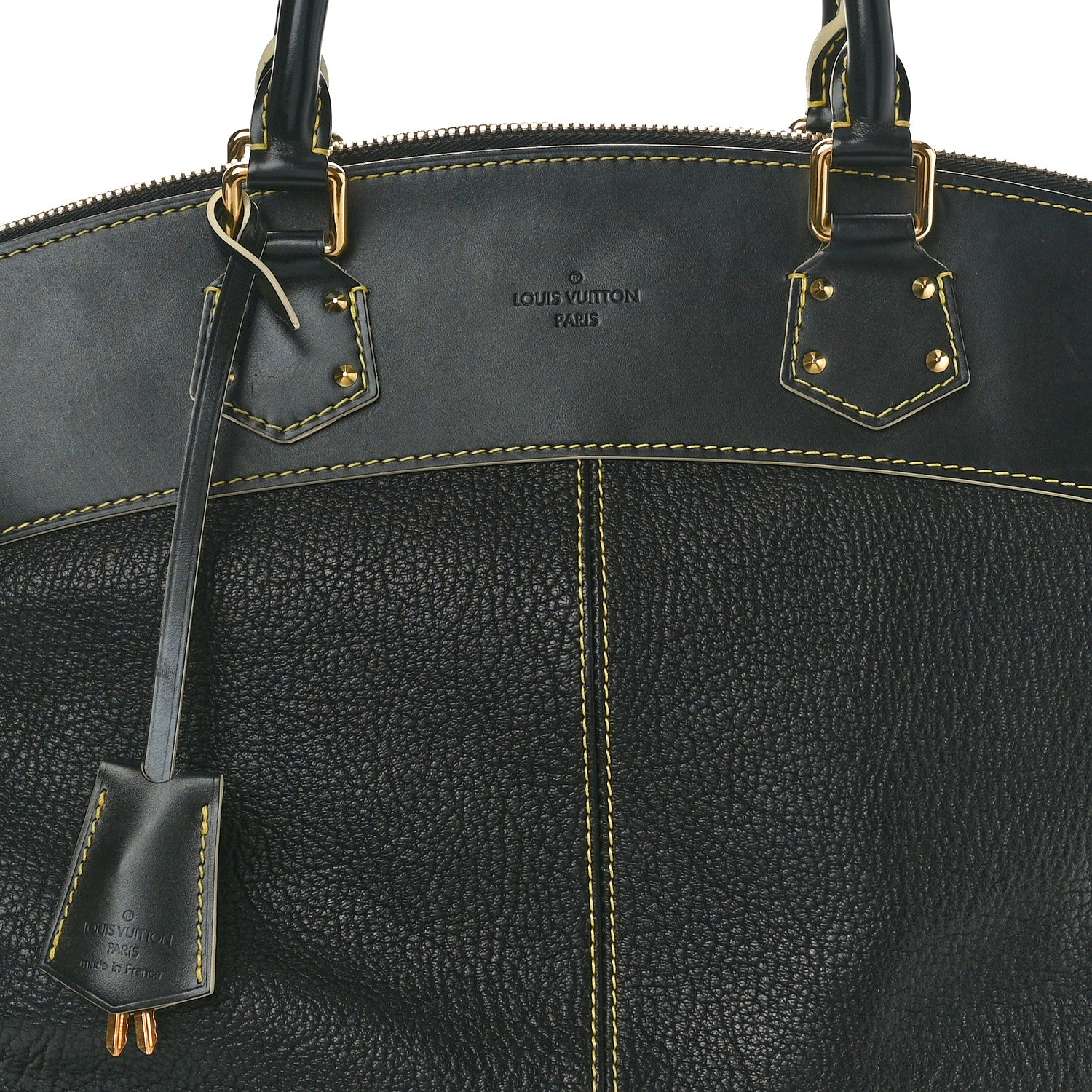Louis Vuitton Suhali Lockit MM Black 7 of 9