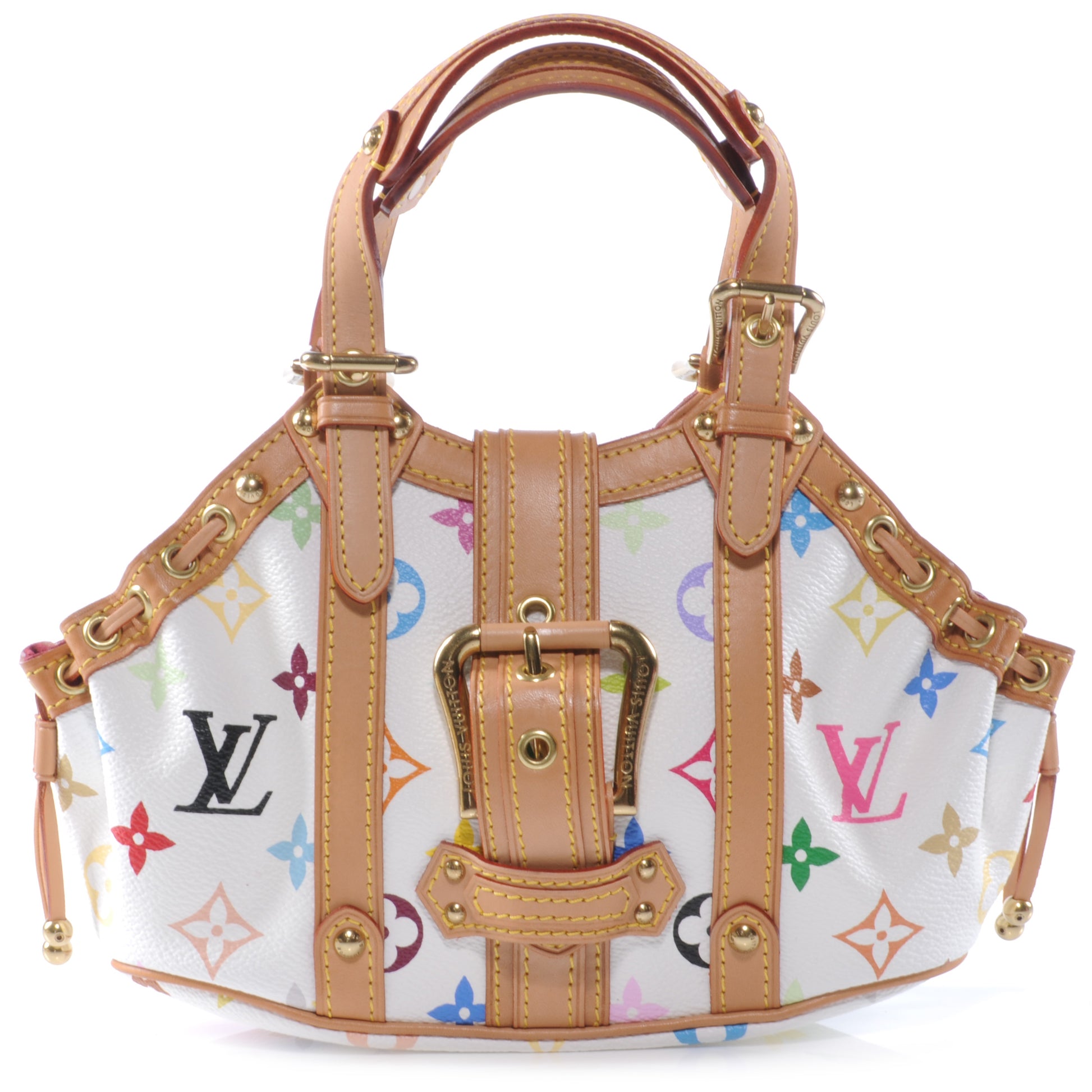 Louis Vuitton Monogram Multicolor Theda PM White 1 of 7