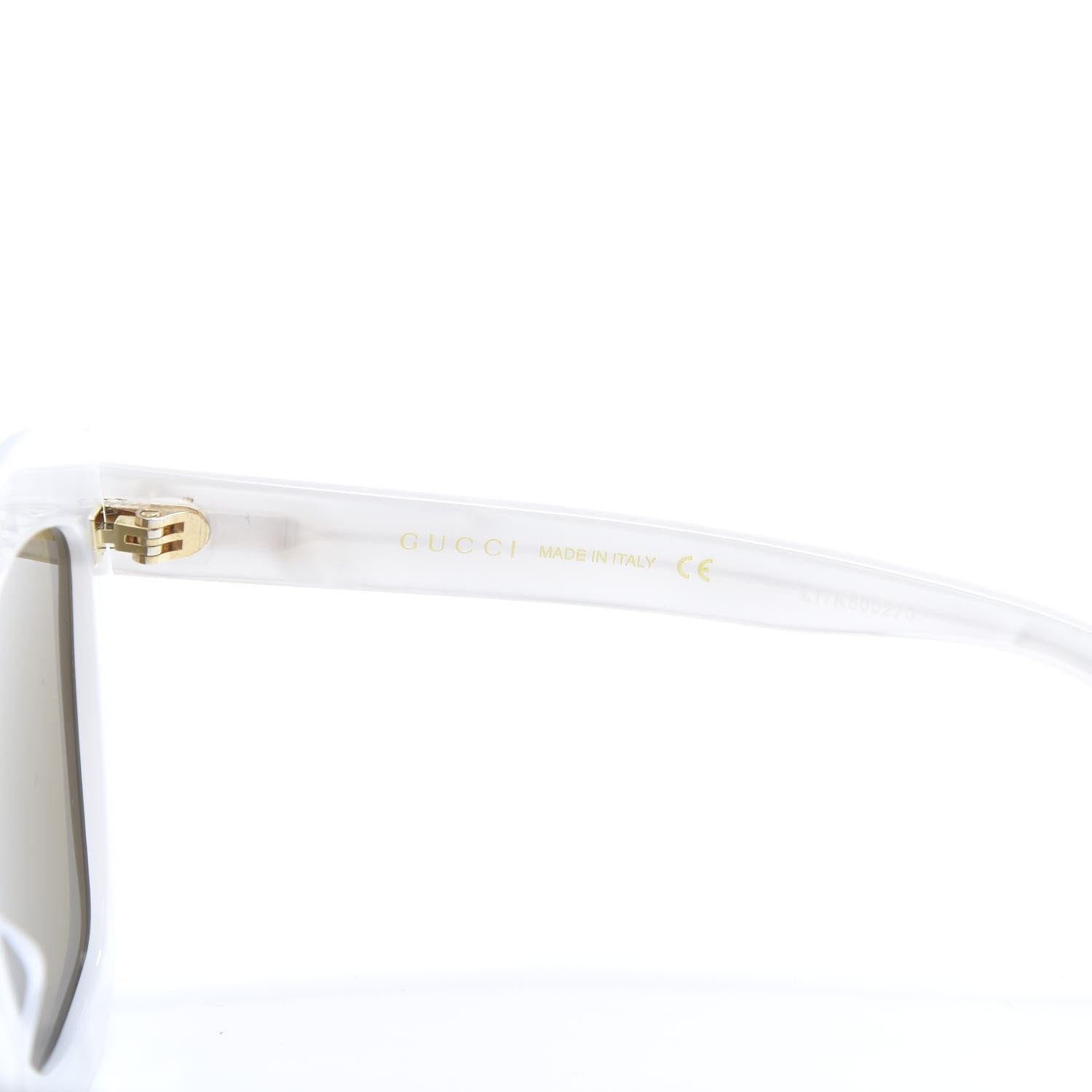 Gucci Cat Eye GG0117S Sunglasses White 6 of 8