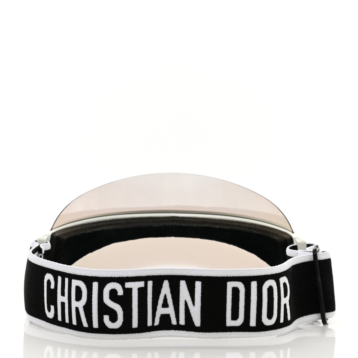 Mirrored DiorClub1 Sun Visor Silver