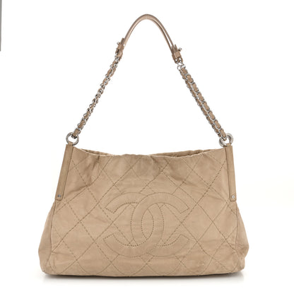 Chanel Iridescent Calfskin Small Sea Hit Tote Beige 1 of 12
