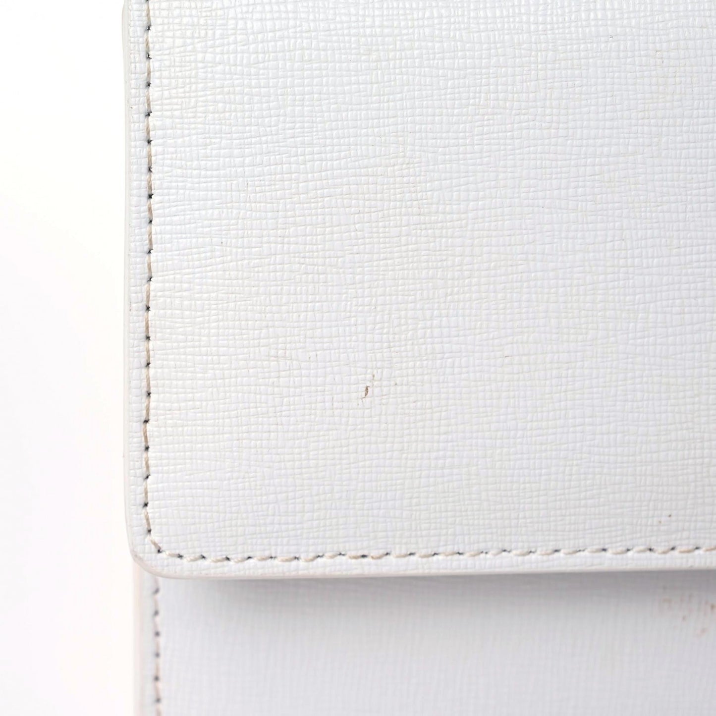 Saffiano Jitney 1.4 Top Handle Bag White